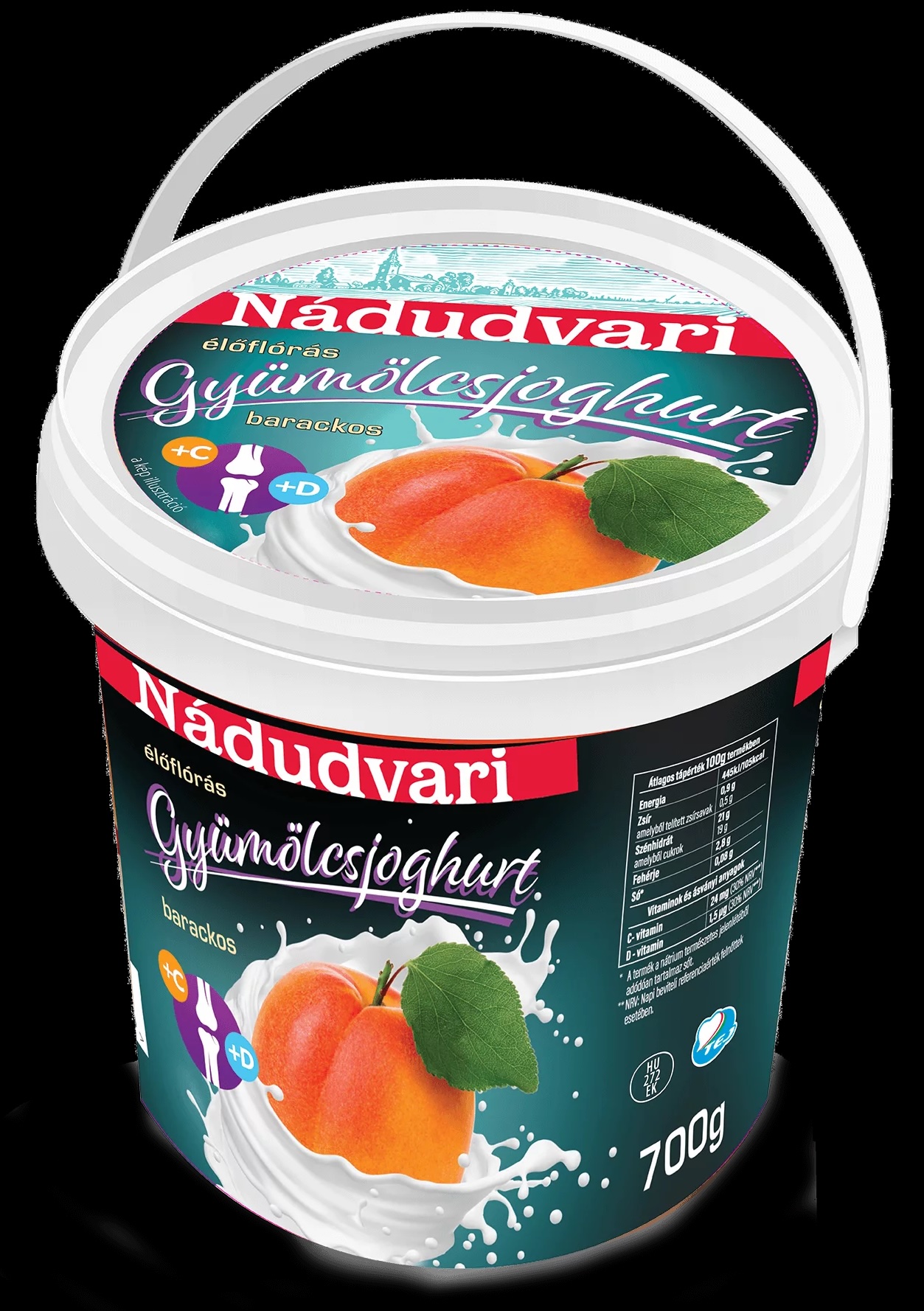 Joghurt barackos 700 g NÁDUDVARI